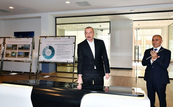 Prezident Bakıda açılışda iştirak edib