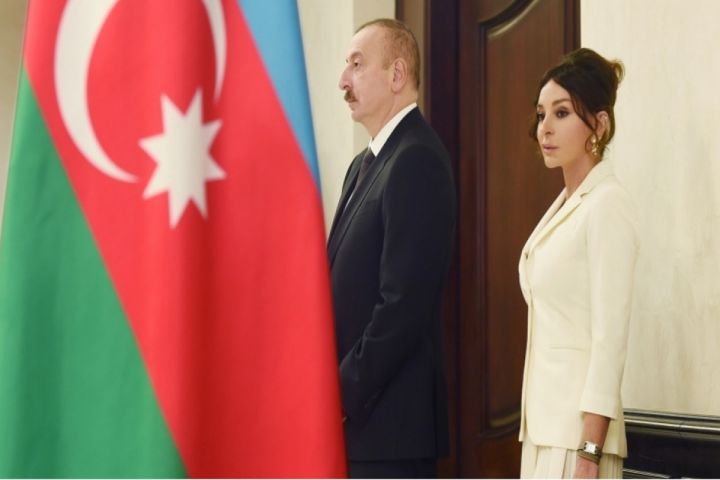 Prezident  və birinci xanım Ağdama səfər ediblər