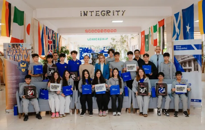 Bank Respublika Oxbridge Akademiyasında Qlobal Pul Həftəsinə həsr olunmuş tədbir keçirib